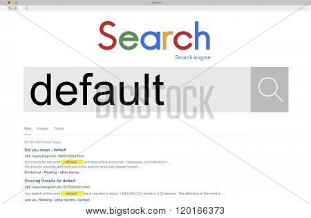 Default Interface Digital Internet Concept