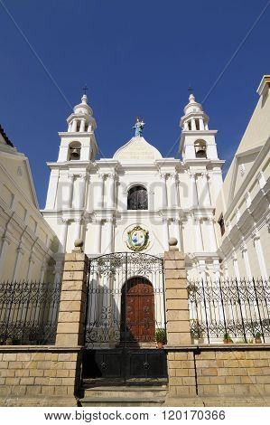 South America, White Colonial Building