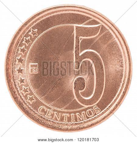 Venezuela Centimos Coin