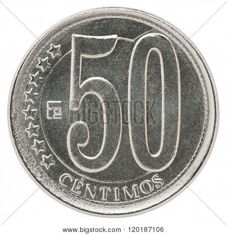 Venezuela Centimos Coin