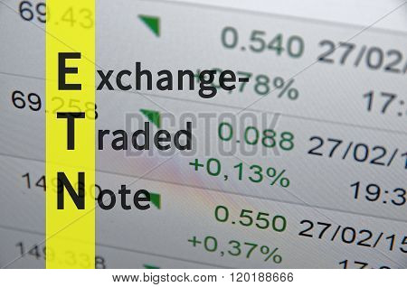 Exchange-traded note