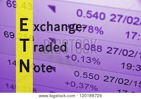 Exchange-traded note