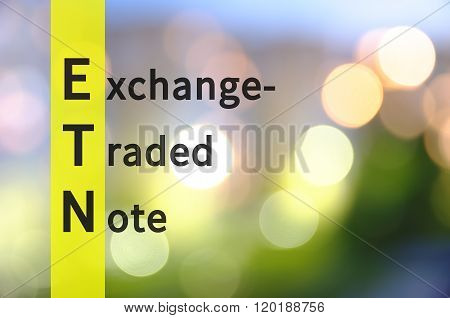 Exchange-traded note