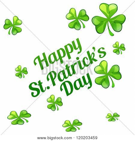 St.Patrick's Day background. Vector illustration