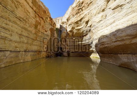 Waterfall Ein Avdat