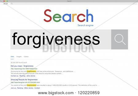Forgiveness Forgiving Forgiven Apologize Choice Concept