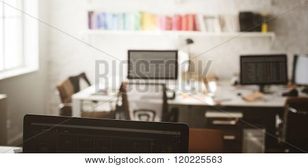 Computer Connection Technology Corporate Wokplace Concept