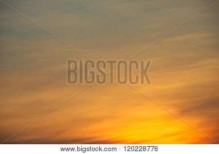 Warm sunset
