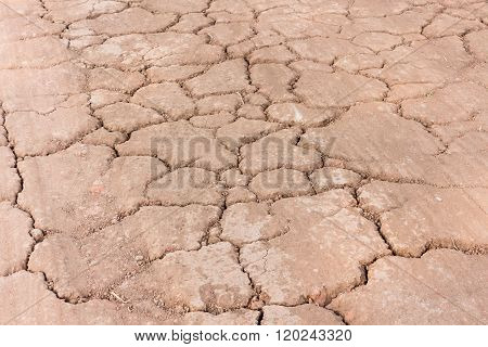 Cracked groundDry land. Cracked ground backgroundDry cracked ground filling the frame as background