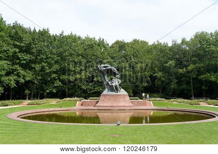 Fryderyk Chopin Statue in Warsaw