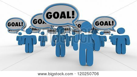 Goal Shared Mission Objective Team People Working Together 4K