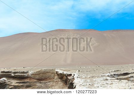 El Candelabro, Ballestas Islands, Peru, South America