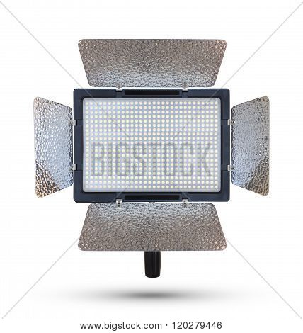 Led Flash Light Bulb Isolated On White Background, Use Clipping Path