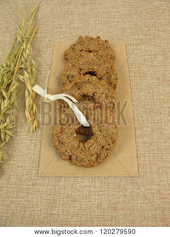 Oat chocolate cookie kringle