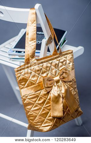 Colorful elegant handbag