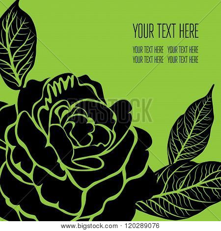 Vector Stylish Floral Background