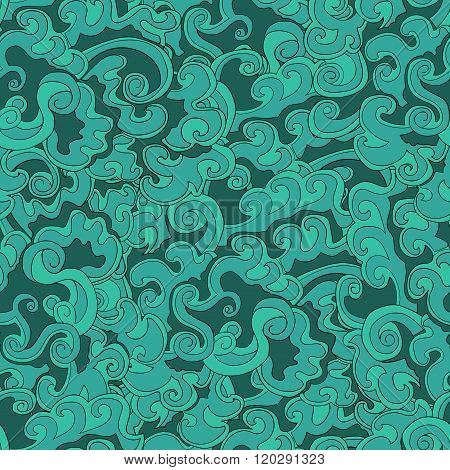 Vector colorful wavy pattern
