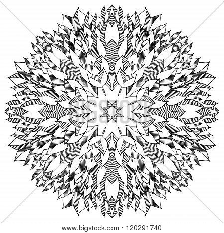 Mandala. Round Ornament