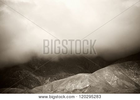 Fog in the mountains