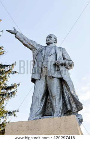 Monument to Vladimir Lenin. Usman. Russia