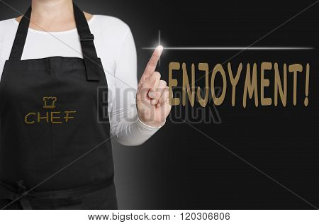 Enjoynment Touchscreen Is Operated By Chef