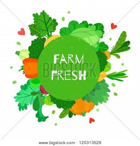 cartoon style vegetable
