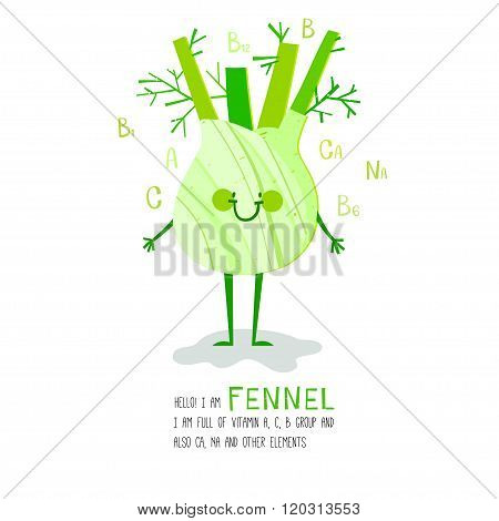 cartoon style vegetable
