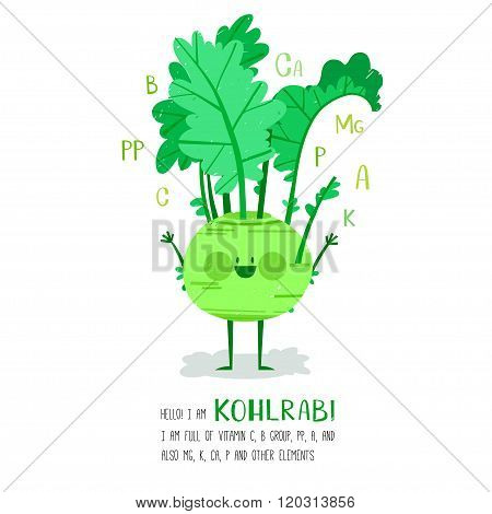 cartoon style vegetable