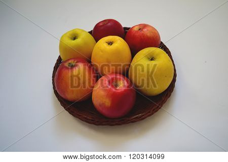 Apples On A Plate