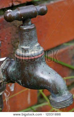 old water tap