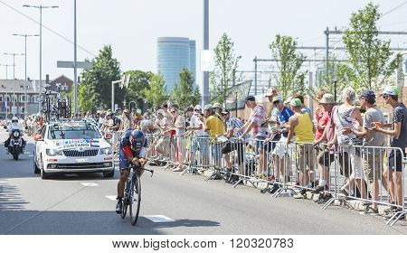 The Cyclist Jarlinson Pantano Gomez - Tour De France 2015