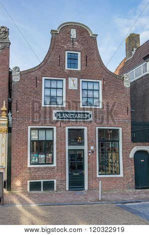 Old Planetarium In The Center Of Franeker