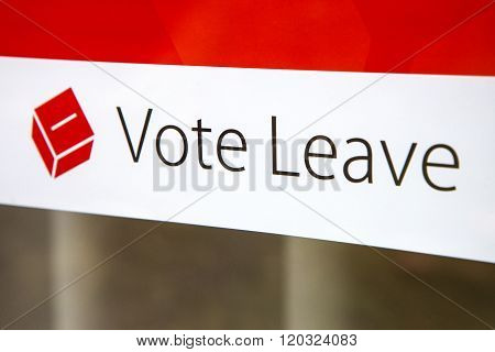 Vote Leave Campaign Poster