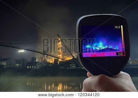 Thermal Imaging Supervision of Oil Refinery