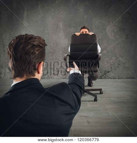 Fired afraid employee