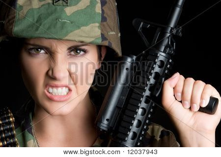 Wütend Soldat