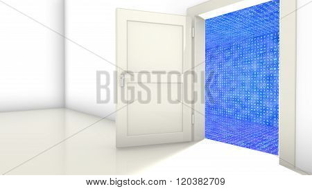 Door To Encrypted Hallway