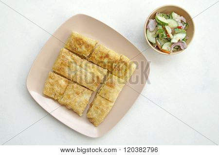 Arabian Stuffed Bread, Murtabak Or Martabak