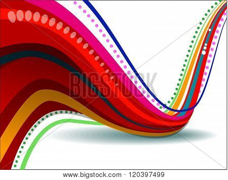Colorful Rainbow Wave