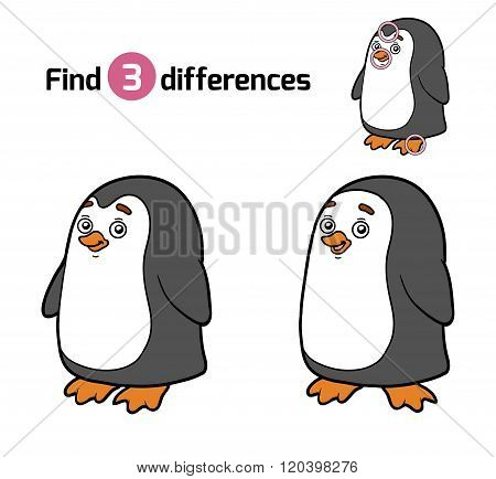 Find Differences For Children (penguin)