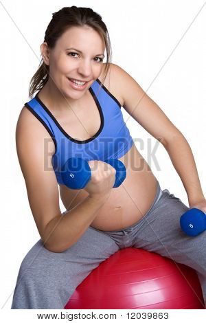 怀孕的女人工作