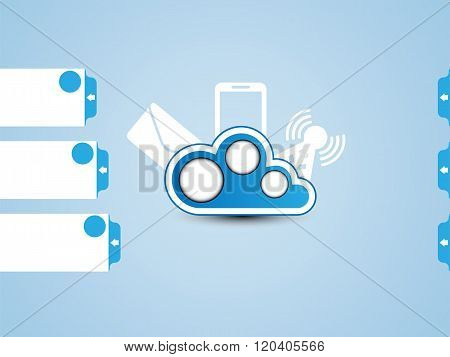 Cloud Computing Website Blue