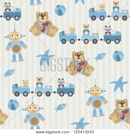 Seamless baby pattern