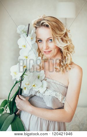 A Happy  Pregnant Woman