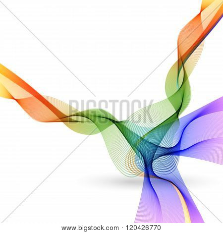 Abstract Color Lines Easy Editable