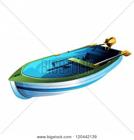 Rowing Boat Illustration
