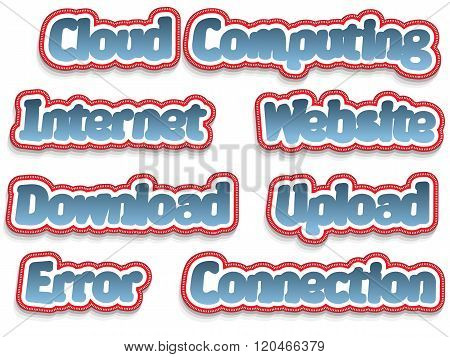Stickers With Written Information