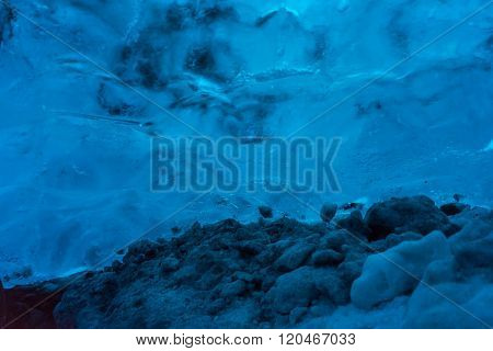 Ice Cave In The Vatnajokull Glacier Icelandan