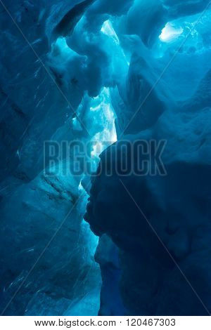 Ice Cave In The Vatnajokull Glacier Icelandan
