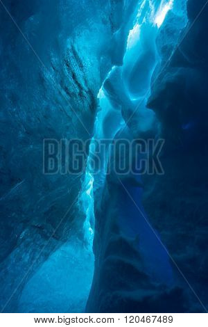 Ice Cave In The Vatnajokull Glacier Icelandan
